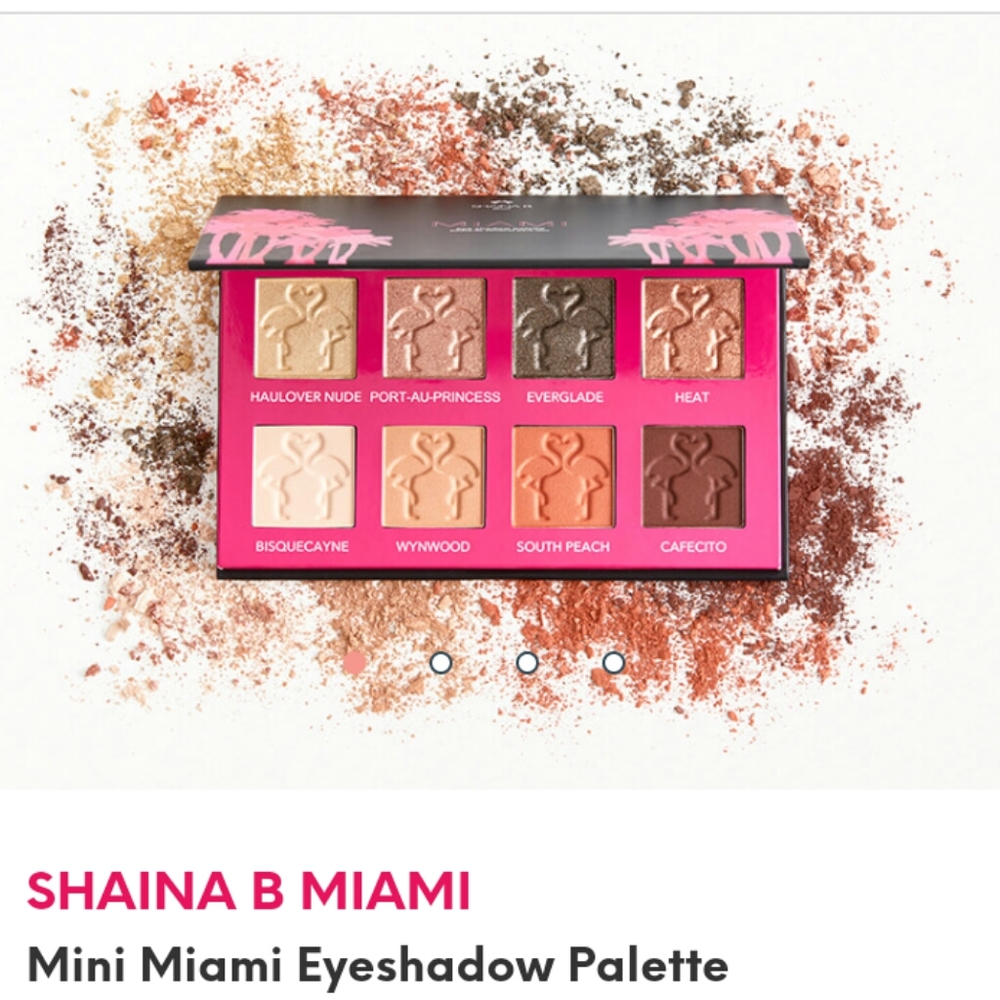 Shaina B mini Miami shadow palette.